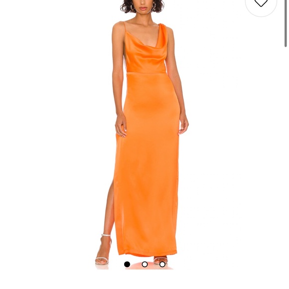 Amanda Uprichard REVOLVE Arial Gown in Fire Medium - Picture 2 of 8